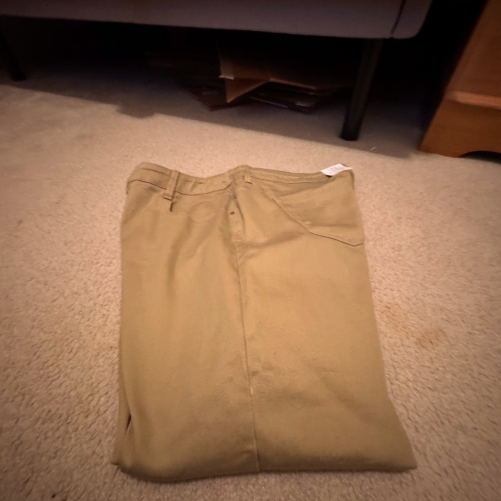 Tan kakhi pants sz xxl (20) Relaxed fit. Straight leg. - Picture 4 of 5